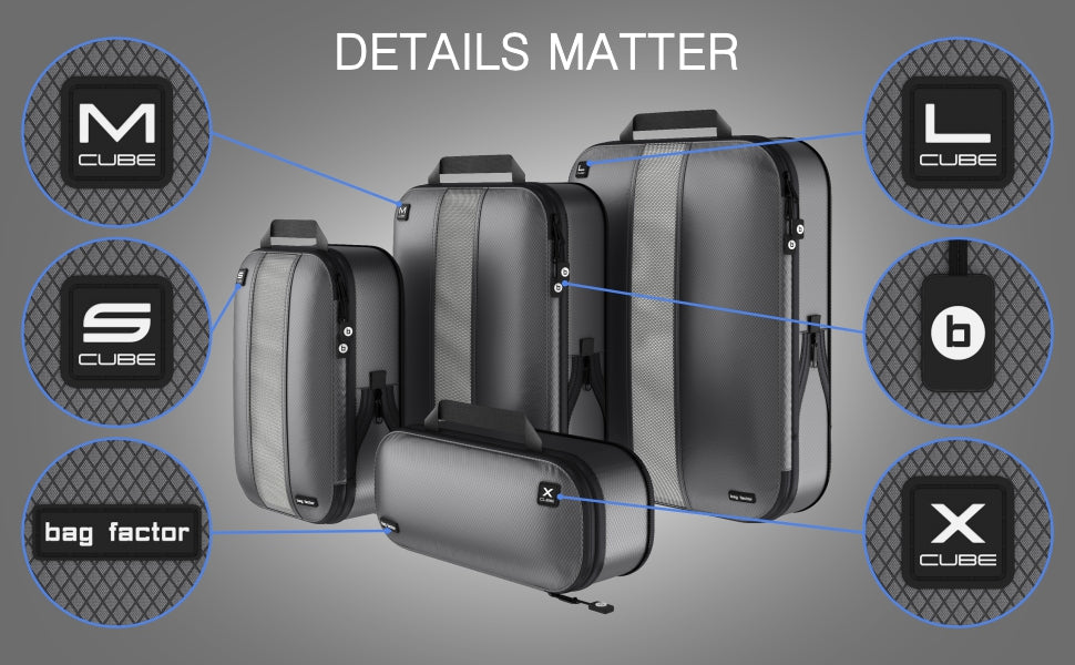 Compression Packing Cubes Details