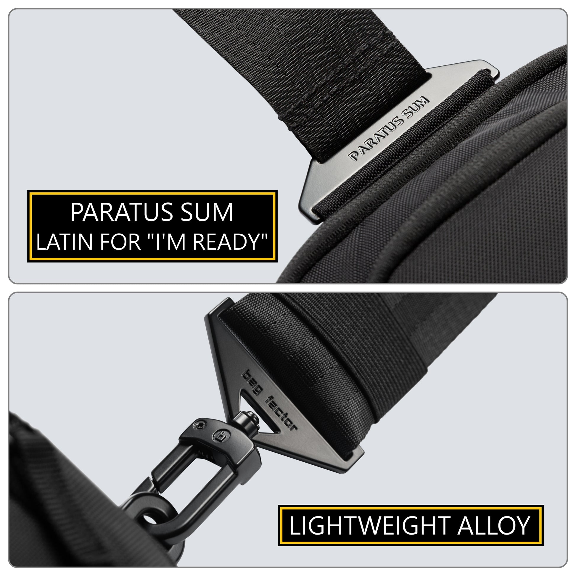 Paratus Sum Concealed Carry Bag for Pistol CCW EDC Small Tactical Sling Crossbody for Firearm