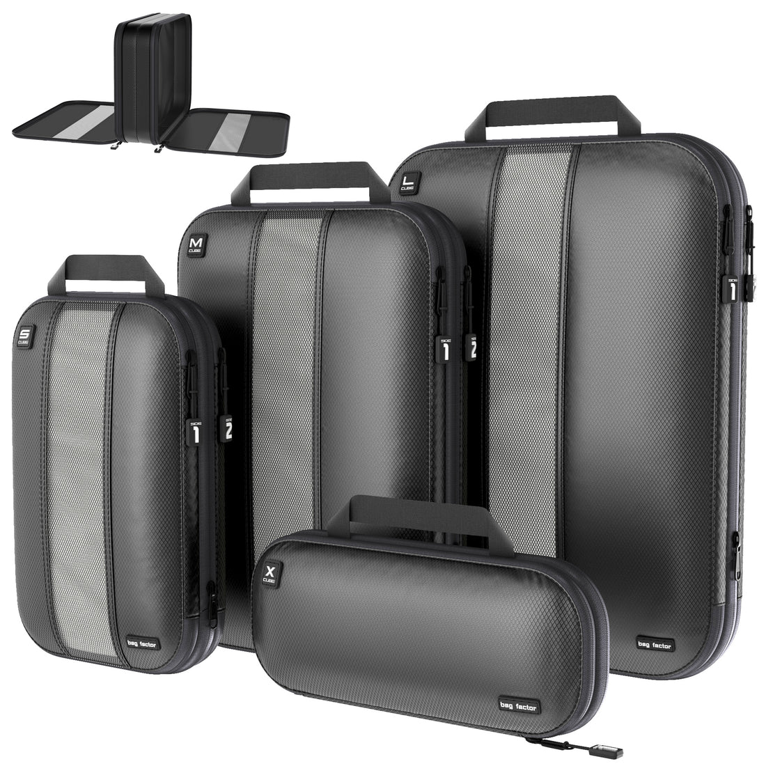 The Best Double-Sided Compression Packing Cubes with Compartments for Clean and Dirty Clothes