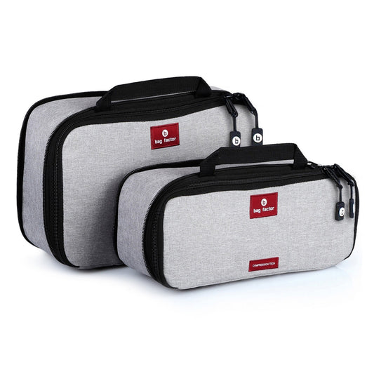 Basic Packing Cubes vs Double-Sided Compression Packing Cubes.