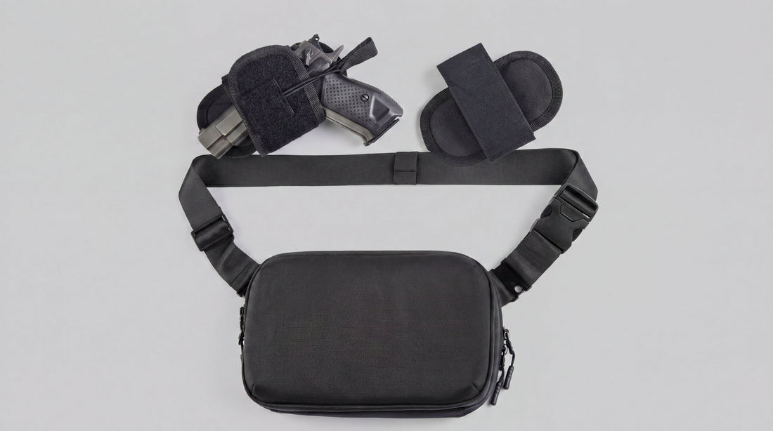 Paratus Sum 4 Discreet CCW Crossbody Sling Bag with Quick Draw – Tactical Concealed Carry EDC | Bag Factor (Medium, Black)
