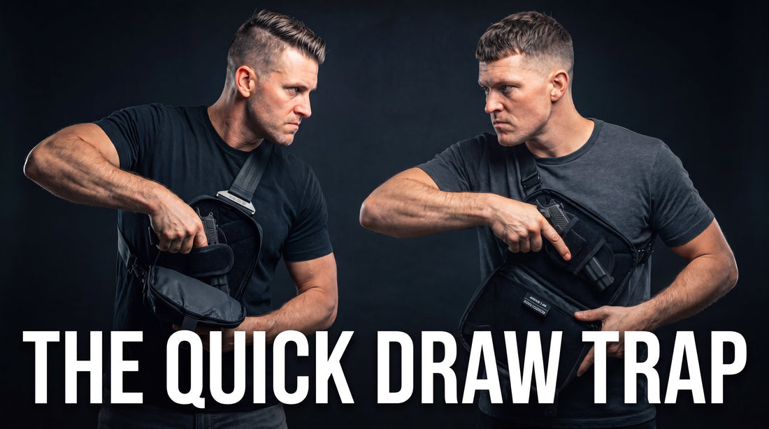 Quick-Draw Concealed Carry Crossbody Sling Bags CCW