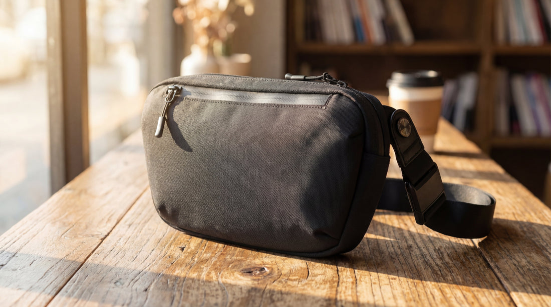 Urban Core Sling Crossbody EDC Minimalist 2.5L fits iPad Mini Size Tablet