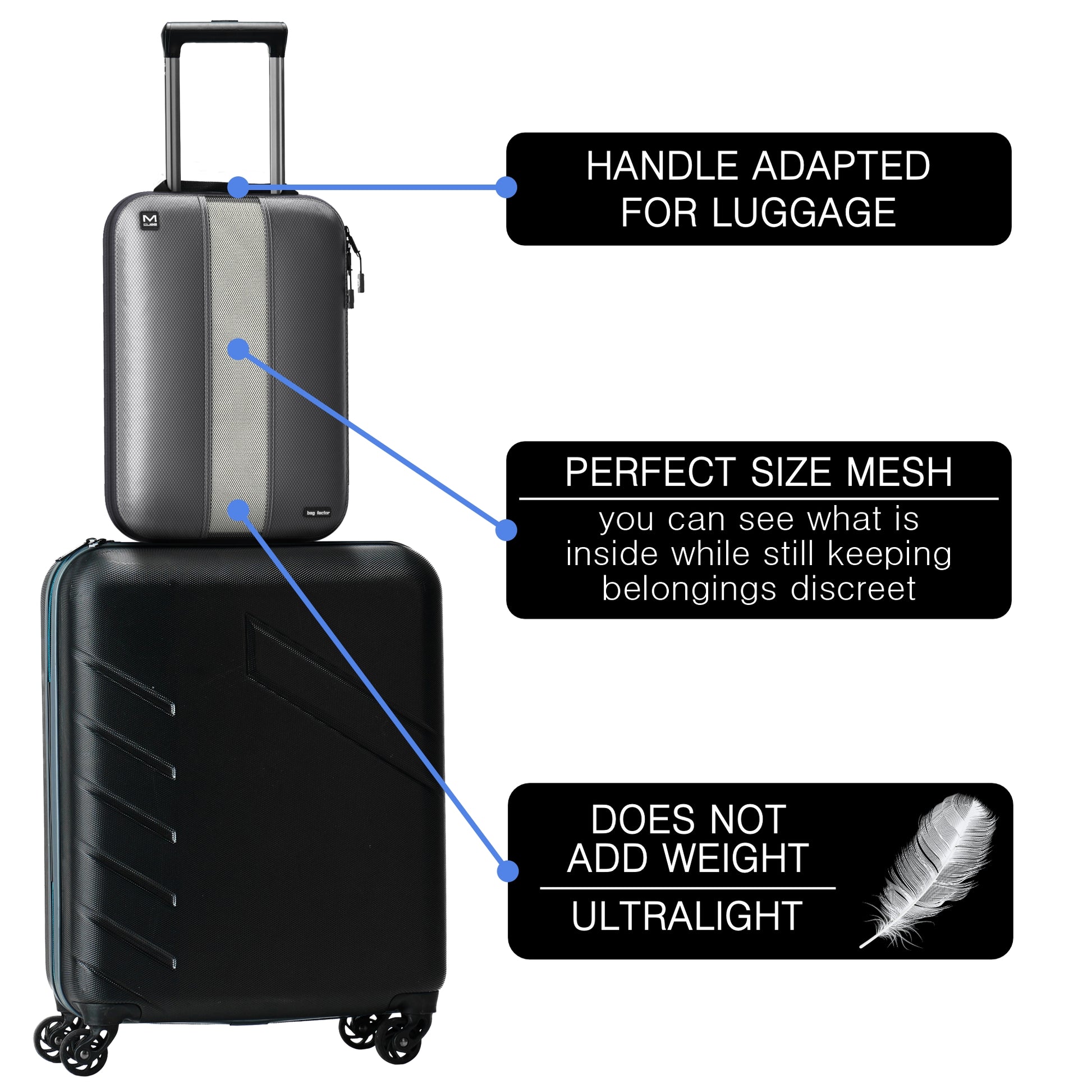 Compression Travel Packing Cubes Ultralight Waterproof Packing Luggage Organizer