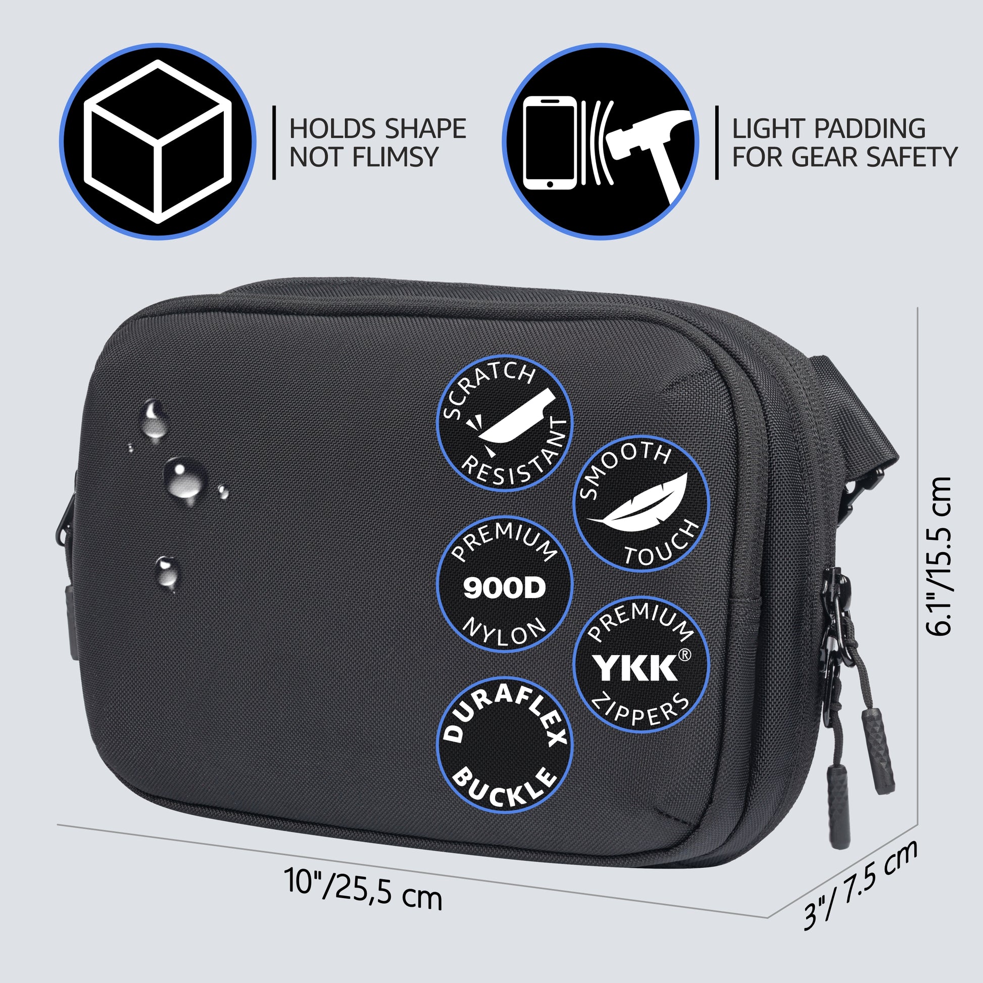 Concealed Carry Crossbody Sling Bag EDC CCW Paratus Sum 4 Quick Draw Tactical for Men and Women