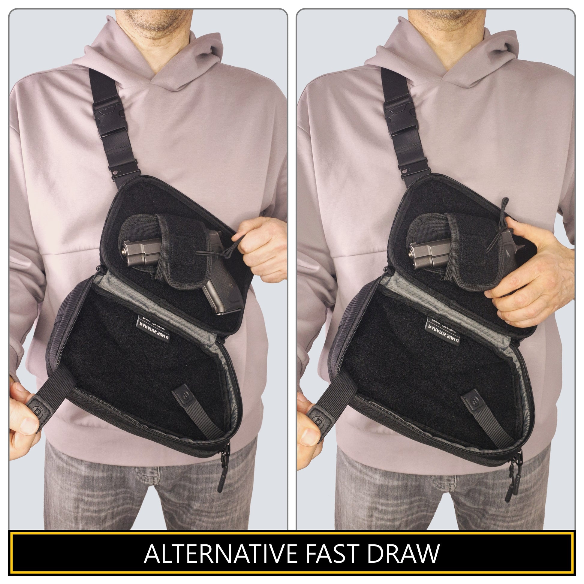 Concealed Carry Crossbody Sling Bag EDC CCW Paratus Sum 4 Quick Draw