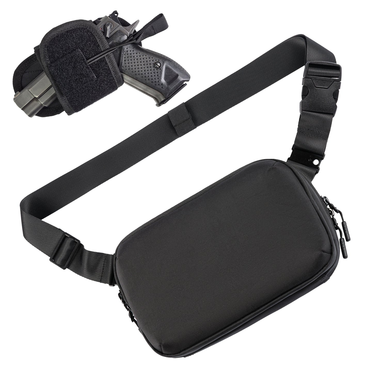 Paratus Sum 4 Tactical Concealed Carry Crossbody Sling Bag EDC CCW for Handguns with Holster
