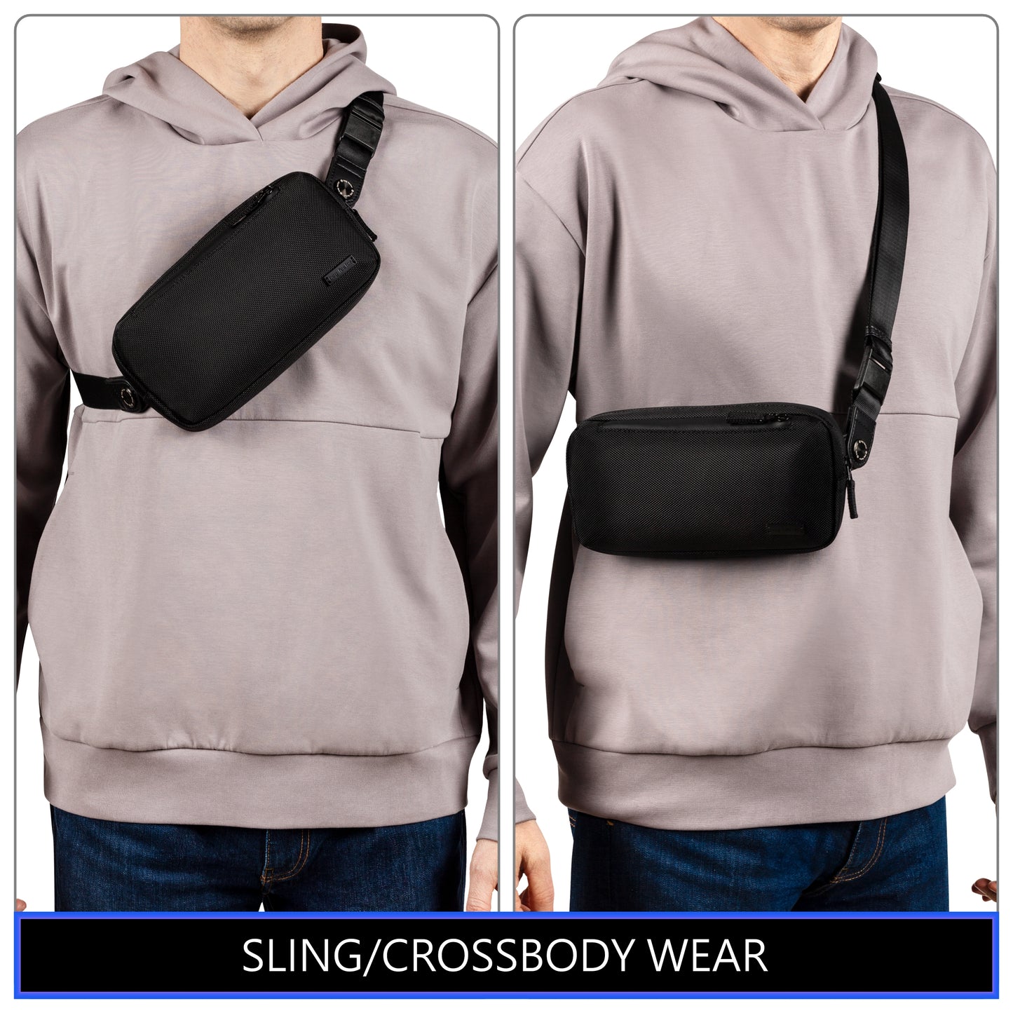 sling crossbody bag for men and women