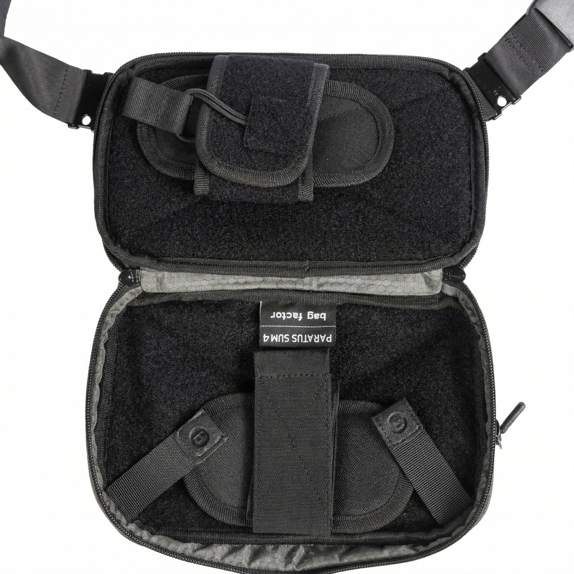 Paratus Sum 4 Discreet CCW Crossbody Sling Bag with Quick Draw Tactical Concealed Carry EDC | Bag Factor with Holster and IWB adapter