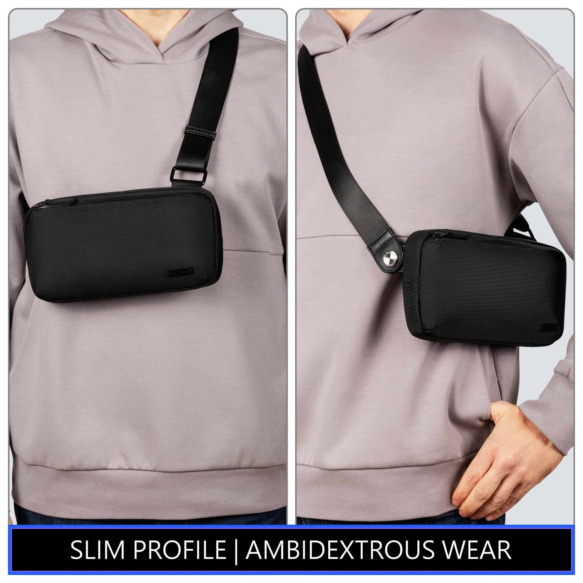 Slim Professional Crossbody Sling Bag EDC